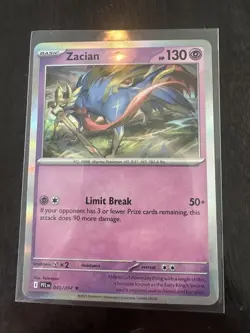 Zacian Phantasmal Flames #45 rare Near Mint Condition Pokemon Card - Image 1