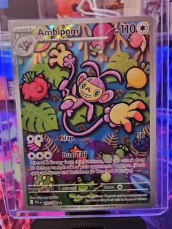Ambipom 107/094 - 2025 Pokemon Phantasmal Flames Illustration Rare - Full Art - Image 2