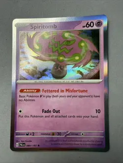 Pokemon TCG * SV Paldea Evolved * 89/193 Spiritomb HOLO RARE * NM - Image 1