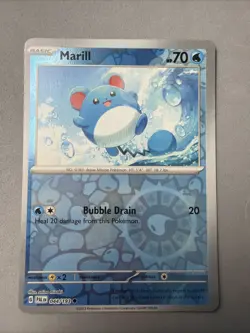 Pokemon TCG * SV Paldea Evolved * 44/193 Marill REVERSE HOLO Common * NM - Image 1