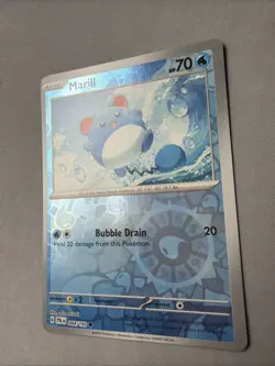 Pokemon TCG * SV Paldea Evolved * 44/193 Marill REVERSE HOLO Common * NM - Image 2