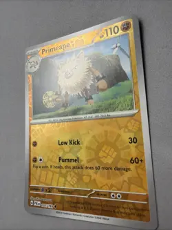 Pokemon TCG * SV Paldea Evolved * 107/193 Primeape REVERSE HOLO Uncommon * NM - Image 2