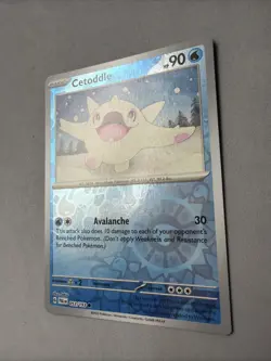 Pokemon TCG * SV Paldea Evolved * 53/193 Cetoddle REVERSE HOLO Common * NM - Image 2