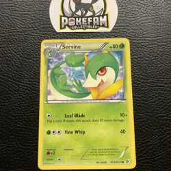 Servine RC2/RC25 Legendary Treasures Radiant Collection LP Pokemon TCG - Image 1