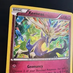 Xerneas 96/146 Cracked Ice Holo 2014 Pokemon XY Base Set HP - Image 2