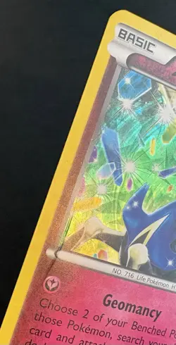 Xerneas 96/146 Cracked Ice Holo 2014 Pokemon XY Base Set HP - Image 3
