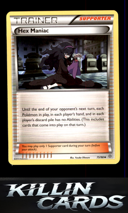 Hex Maniac 75/98 Pokemon Uncommon XY - Ancient Origins Card LP - Image 1