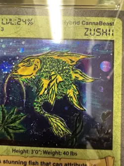 Cannabeast TCG 2021 Sample Zushii Card CGC 9 Only 60 Exist POP 3 No Higher Read* - Image 2