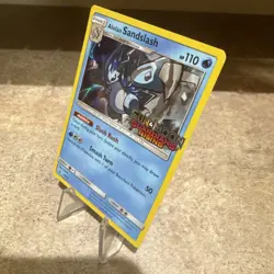 Alolan Sandslash - SM18 - Pokemon Sun & Moon Promo Prerelease Holo Rare Card NM - Image 3