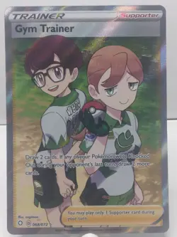 Gym Trainer 068/072 Shining Fates Full Art Ultra Rare Pokemon Card NM - Image 1