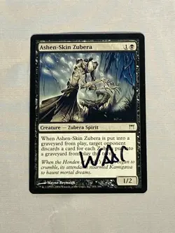 MTG Ashen-Skin Zubera Artist Proof and Signature Signed Reynolds - Image 1