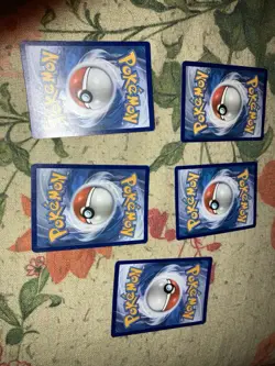 Pokemon 5 Pc Mixed Cards Lot Ungraded 5 Cards Lot Pokemon Cards Lot L - Image 2