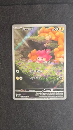 Pawmi - 226/091 PAF Illustration Rare SV: Paldean Fates NM Pokemon TCG - Image 1