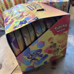 10x Official Empty Mini Pokemon 151 Tins in Display - Pokemon TCG - Image 5