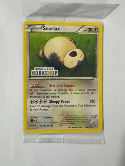 Snorlax Build A Bear Promo Pokemon Sealed - Image 3