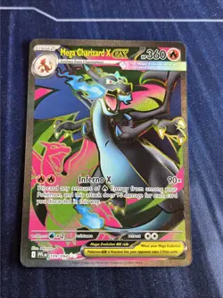 Pokemon TCG Mega Charizard X EX 109/094 Ultra Rare Phantasmal Flames English - Image 1