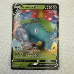 Pokemon Venusaur V SWSH100 SWSH: Sword & Shield Promo Full Art Holo Promo - Image 1