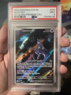 2023 POKEMON SVP EN-SVP ROMO 151 ULTRA-PREM COLL #052 MEWTWO PSA 9 - Image 1