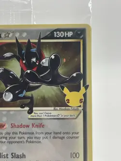 SEALED Pokemon Greninja Gold Star Holo Promo Black Star SWSH144 Celebrations - Image 4