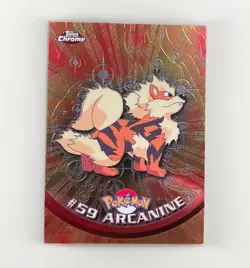 [LP] Topps Chrome 1999 Arcanine #59 Pokemon TV Animation Edition Series 1 - Image 1