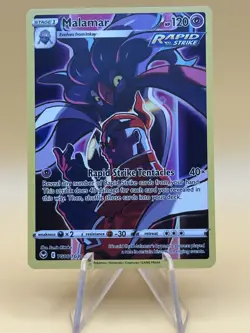 Pokemon TCG Malamar TG06/TG30 Holo Silver Tempest Trainer Gallery NM TG06/TG30 - Image 1
