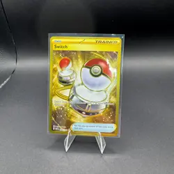 Switch Pokemon Scarlet Violet 151 206/165 Hyper Rare Gold Holo NM - Image 1