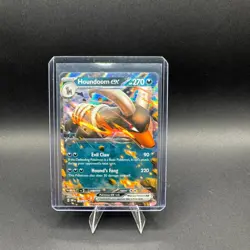 Houndoom EX Pokemon Obsidian Flames 134/197 Double Rare Holo SV NM - Image 1