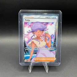 Tulip Pokemon Paradox Rift 244/182 Ultra Rare Full Art Holo SV NM - Image 1
