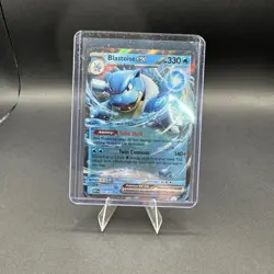 Blastoise ex Pokemon Scarlet Violet 151 009/165 Double Rare Full Art Holo NM - Image 1