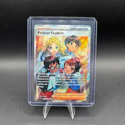 Paldean Student Pokemon SV Paldean Fates 230/091 Ultra Rare Full Art Holo NM - Image 1