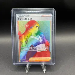 Furisode Girl Pokemon Silver Tempest 205/195 Secret Rare Full Art Holo NM - Image 1