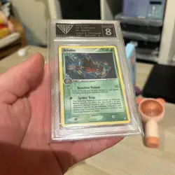 Getgraded 8 | Ariados #2/115 | 2005 Pokemon EX Unseen Forces Holo - Image 3