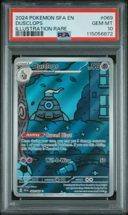 PSA 10 Dusclops 069/064 Pokemon Shrouded Fable IR 2024 - Image 3