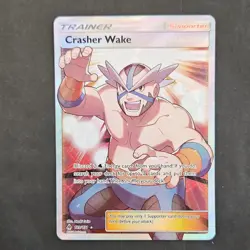 Pokemon Crasher Wake Full Art Ultra Rare Holo 129/131 Forbidden Light - Image 1
