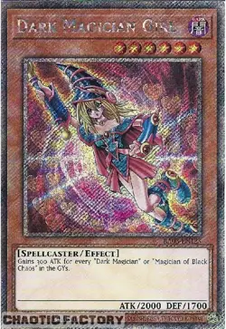YUGIOH RA03-EN123 Dark Magician Girl CT2 Promo Version Platinum Secret Rare 1st - Image 1