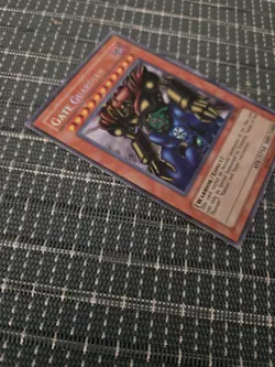 Old School 1996 YuGiOh Secret Rare Holofoil Card Gate Guardian MRD-000 - Image 3
