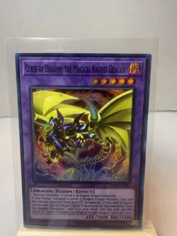 Yu-Gi-Oh! Curse of Dragon Magical Knight DIFO-EN097 1st Ed Fusion Dark Dragon A… - Image 1