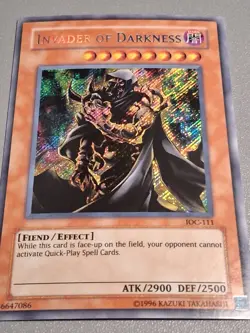 Invader Of Darkness *Secret Rare* IOC-111 NM - Image 3