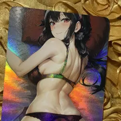 Yor Forger SPY X FAMILY Fantasy Goddess ACG Doujin Waifu Holo Card Red Dream - Image 2
