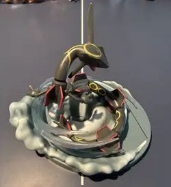 Pokemon Hidden Fates Rayquaza Figure Statue Card Display Stand Very Clean! - Image 3