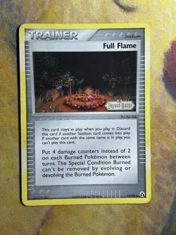Full Flame 74/92 Ex Legend Maker Stamped Reverse Holo 2006 Pokemon TCG Card - Image 2