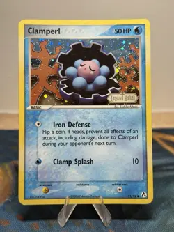 Clamperl 51/92 Ex Legend Maker Reverse Holo Foil Stamped Pokemon Card LP - Image 1