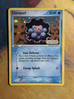 Clamperl 51/92 Ex Legend Maker Reverse Holo Foil Stamped Pokemon Card LP - Image 2