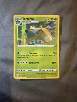 Torterra 008/172 Holo Rare Brilliant Stars Pokemon Cards TCG Pack Fresh Mint - Image 1