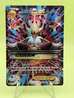 Pokemon Cards M Alakazam EX Full Art 118/124 Mega Alakazam - Image 1