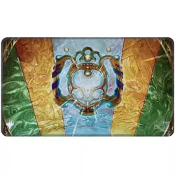 Aetherdrift Aetherspark Holo Stitched edge PLAY MAT PLAYMAT ULTRA PRO MTG - Image 1