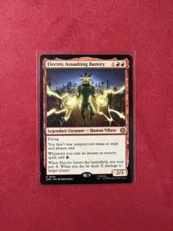 Electro, Assaulting Battery - Marvel’s Spider-Man SPM MTG Magic The Gathering 76 - Image 1
