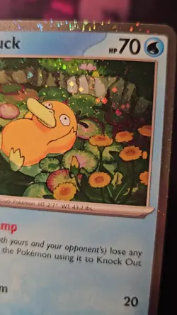 Pokemon Psyduck 007 & Golduck 008 XY Black Star Promo Holo NM Mega Evolution - Image 2