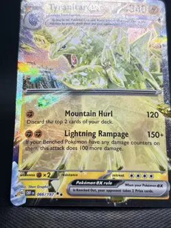 Tyranitar ex 066/197 SV03: Obsidian Flames Holo Pokemon TCG NM - Image 3