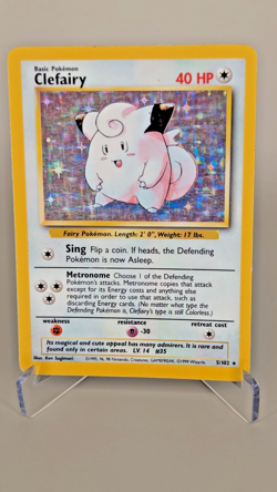 Clefairy Holo 5/102 - Pokemon Vintage 1999 WOTC Base Set (HP) - Image 1
